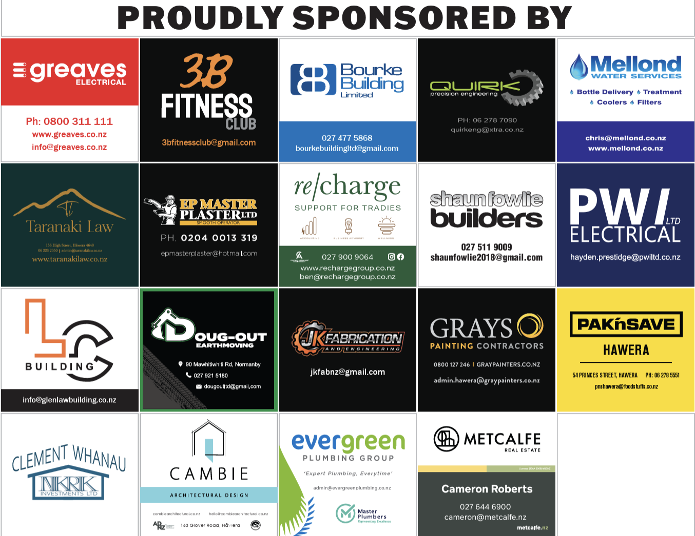 sponsers