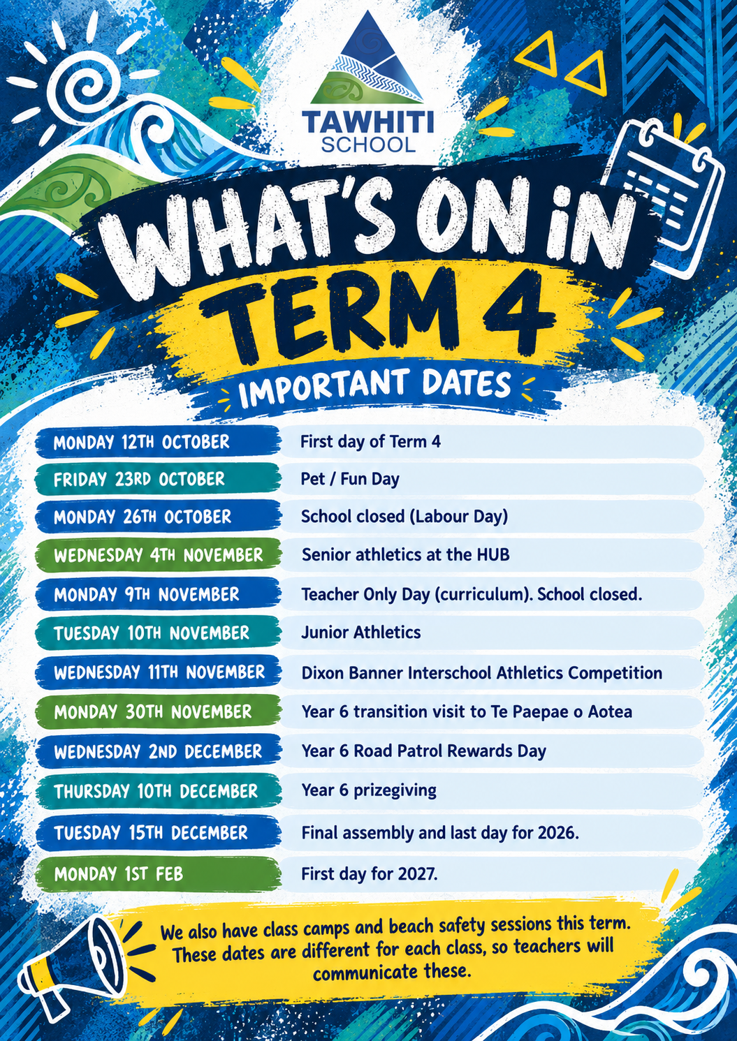 term 4 dates